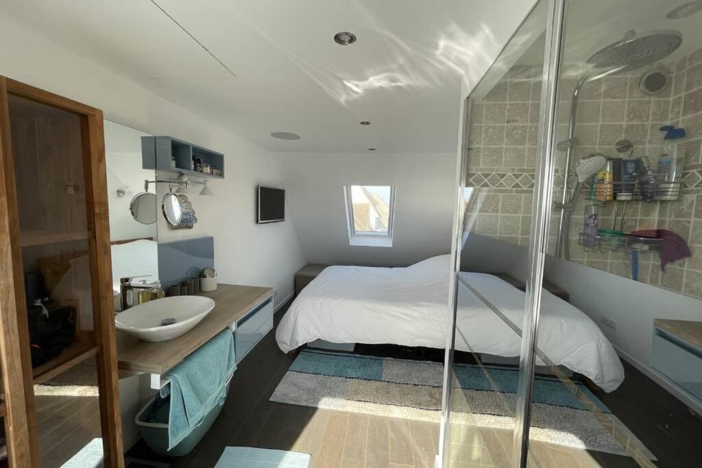 Duplex Avec Jacuzzi Vue Imprenable Sur La Baie De Wissant Apartment Екстериор снимка