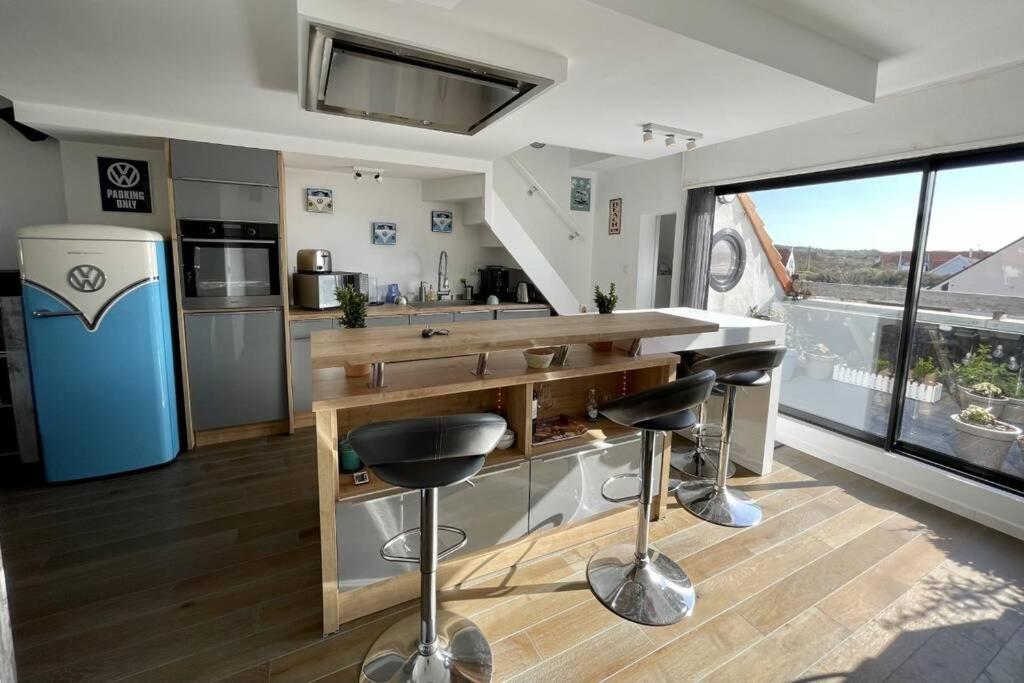 Duplex Avec Jacuzzi Vue Imprenable Sur La Baie De Wissant Apartment Екстериор снимка